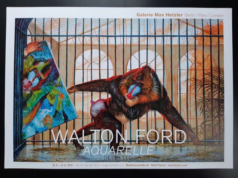 Walton Ford art exhibition poster image 2