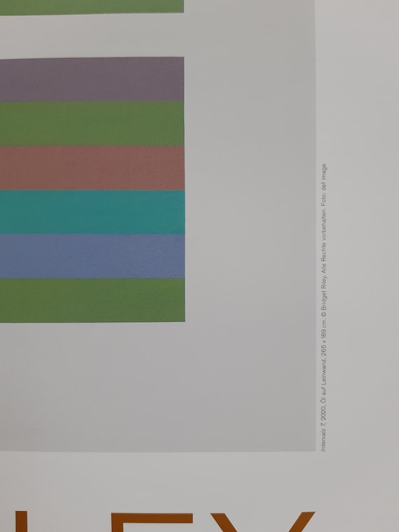 アートポスター ブリジット・ライリー エキシビジョンポスター ブリジット・ライリー美術展ポスター - 23.2インチ×32.9インチ (59