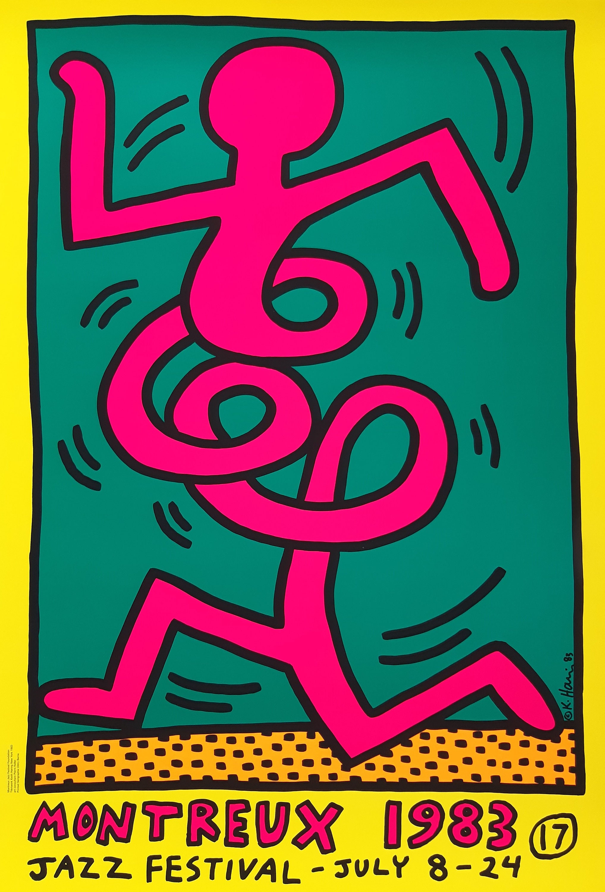 Keith Haring Original Art Poster Etsy