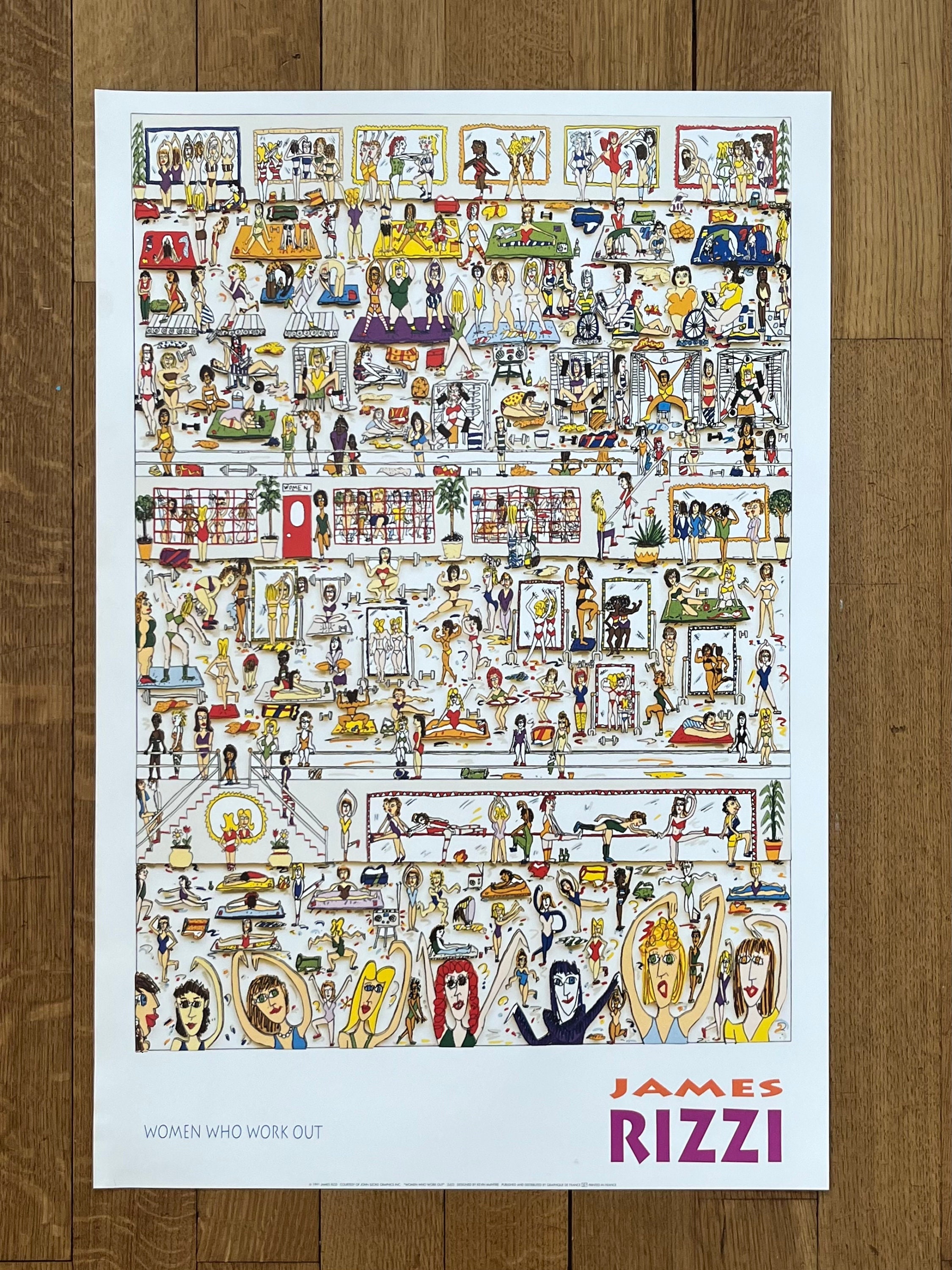 James Rizzi Original Poster Used - Etsy Hong Kong