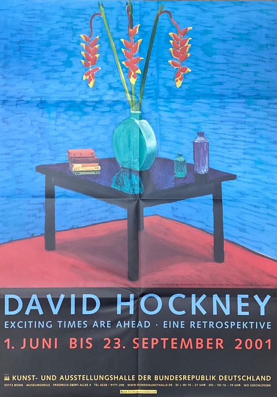 David Hockney Original Art Poster - 23.2