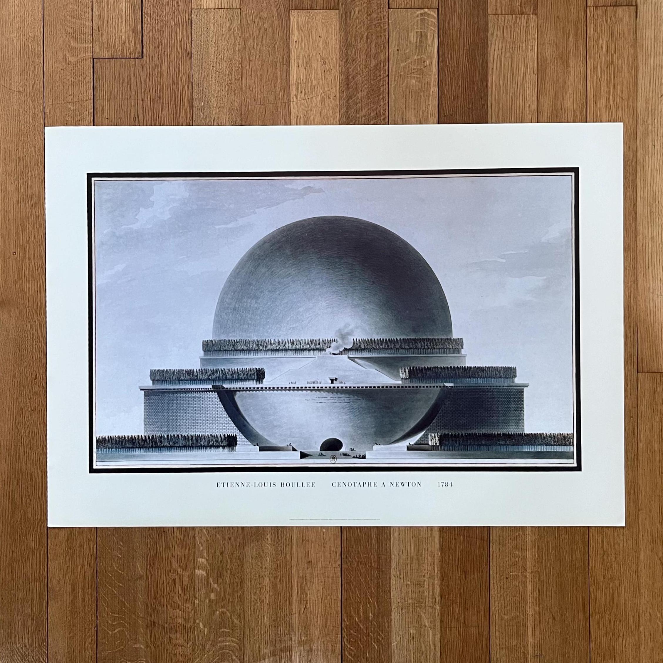 Étienne-louis Boullée Original Original Art Poster - 39.4