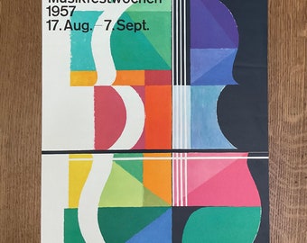 Internationale Musikfestwochen art exhibition poster