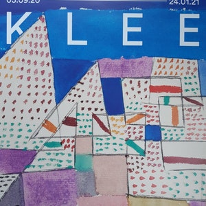 Grande manifesto della mostra Paul Klee