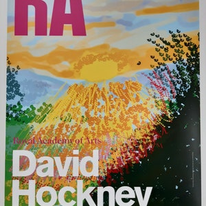 HOCKNEY POSTERS
ハードカバー Original Large Poster David Hockney 1999 - Centre Pompidou