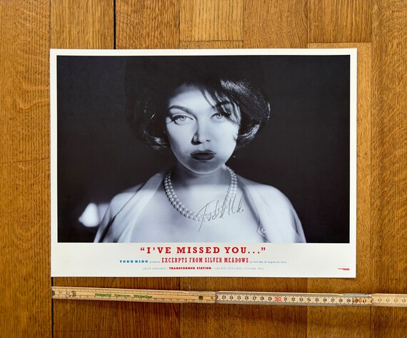 Todd Hido Original Photography Poster Signed - 15.9