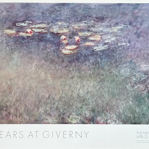 Claude Monet Originalkunstwerk - 124,5×70 cm