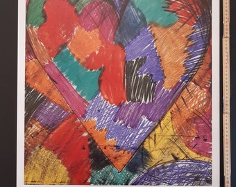 ジム・ダインのオリジナルアートポスター - 21.3インチ×28.7インチ (54