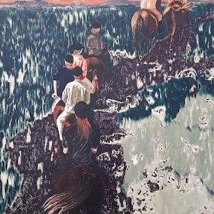 Mamma Andersson art exhibition poster - 23.2"×33.1" (59×84cm)