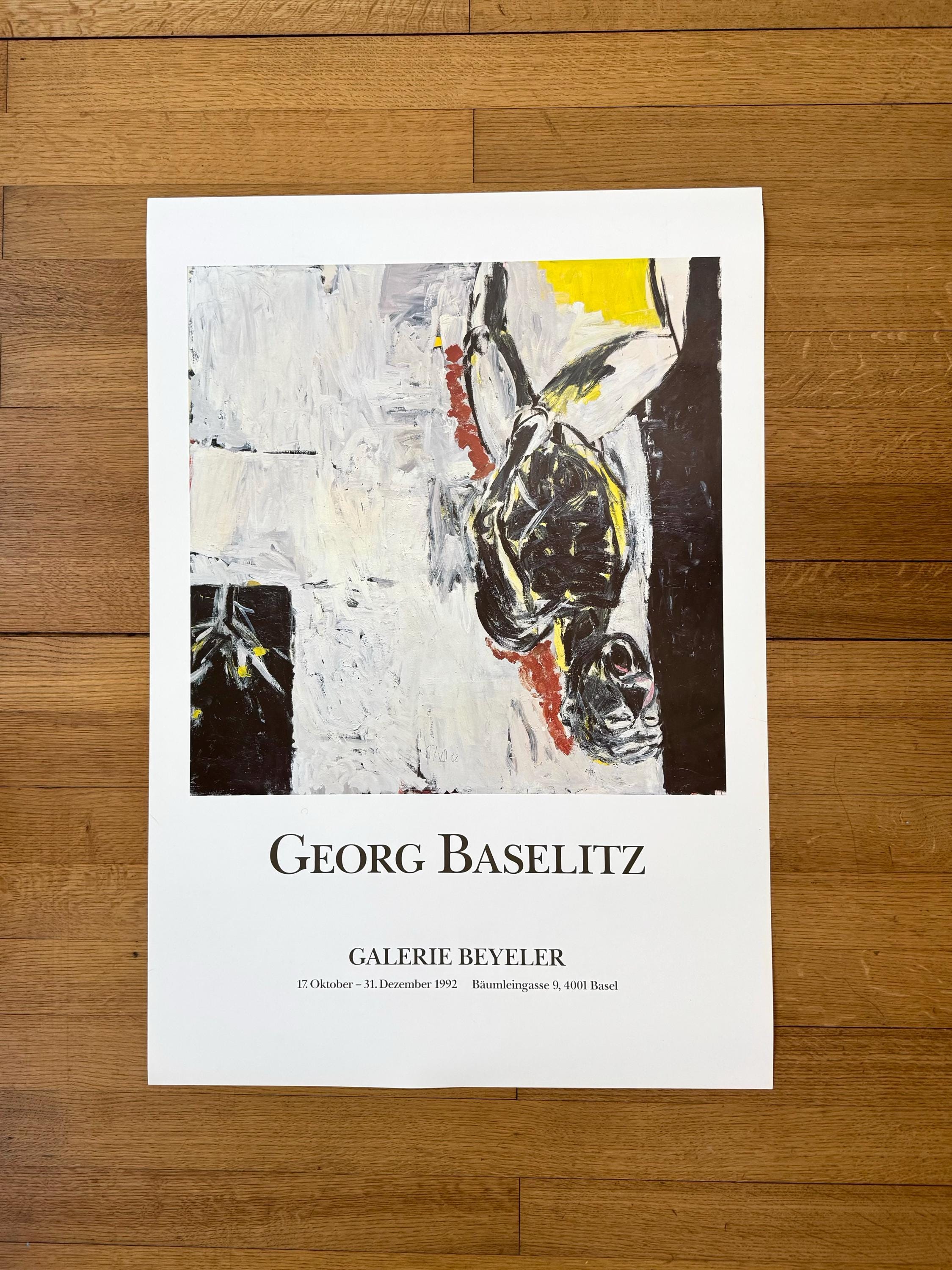 Georg Baselitz - Galerie Beyeler Original Art Poster - 27.3