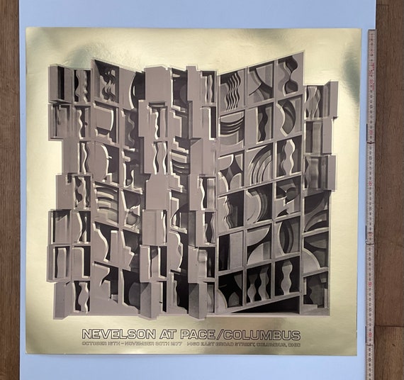 ルイーズ・ネヴェルソンのヴィンテージアート展ポスター - 25.6インチ