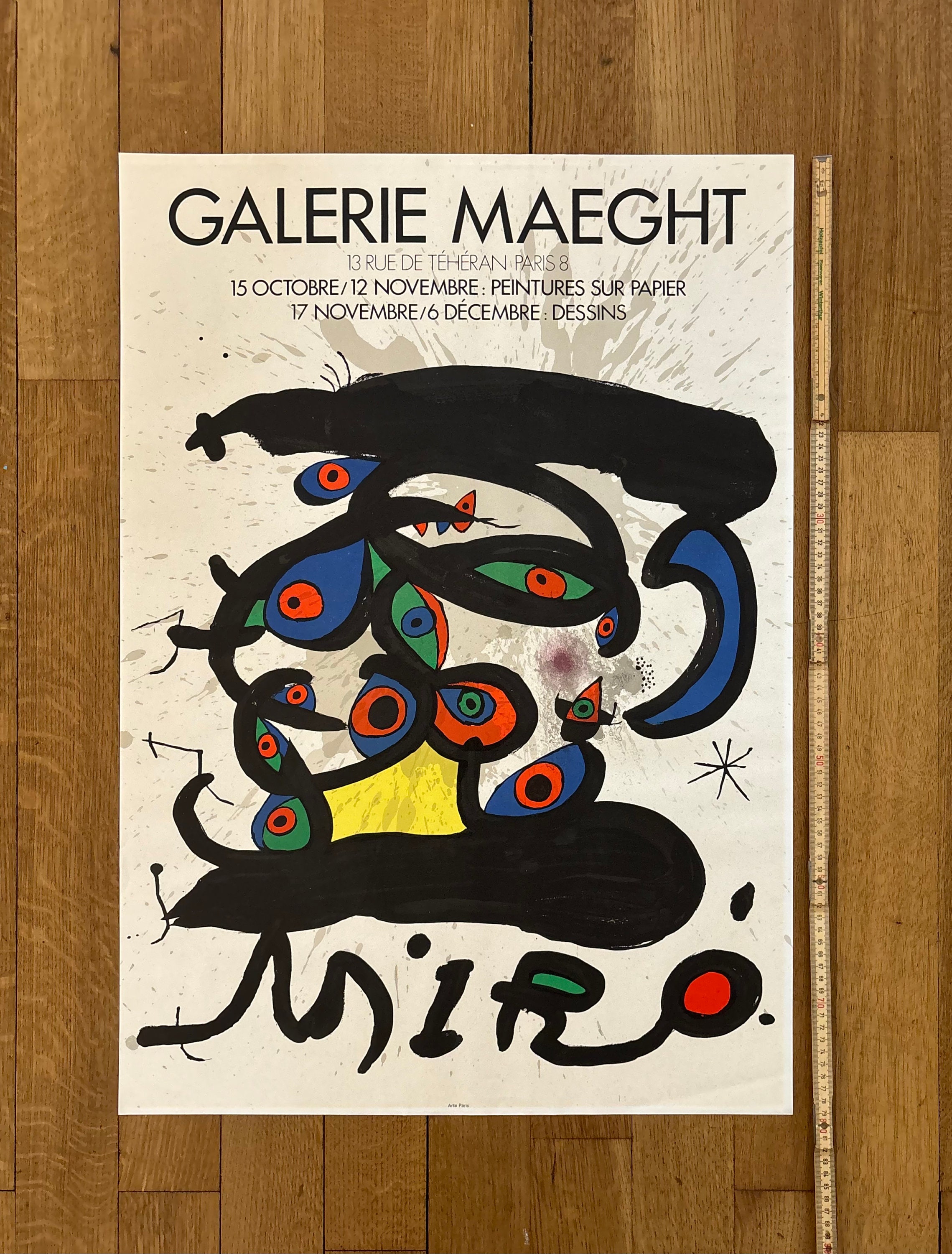 ミロ マーグ画廊版オリジナルリトグラフポスター 1893年 【公式通販】