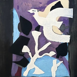 Georges Braque art exhibition poster - 16.7&quot;×28.0&quot; (42.5×71cm)