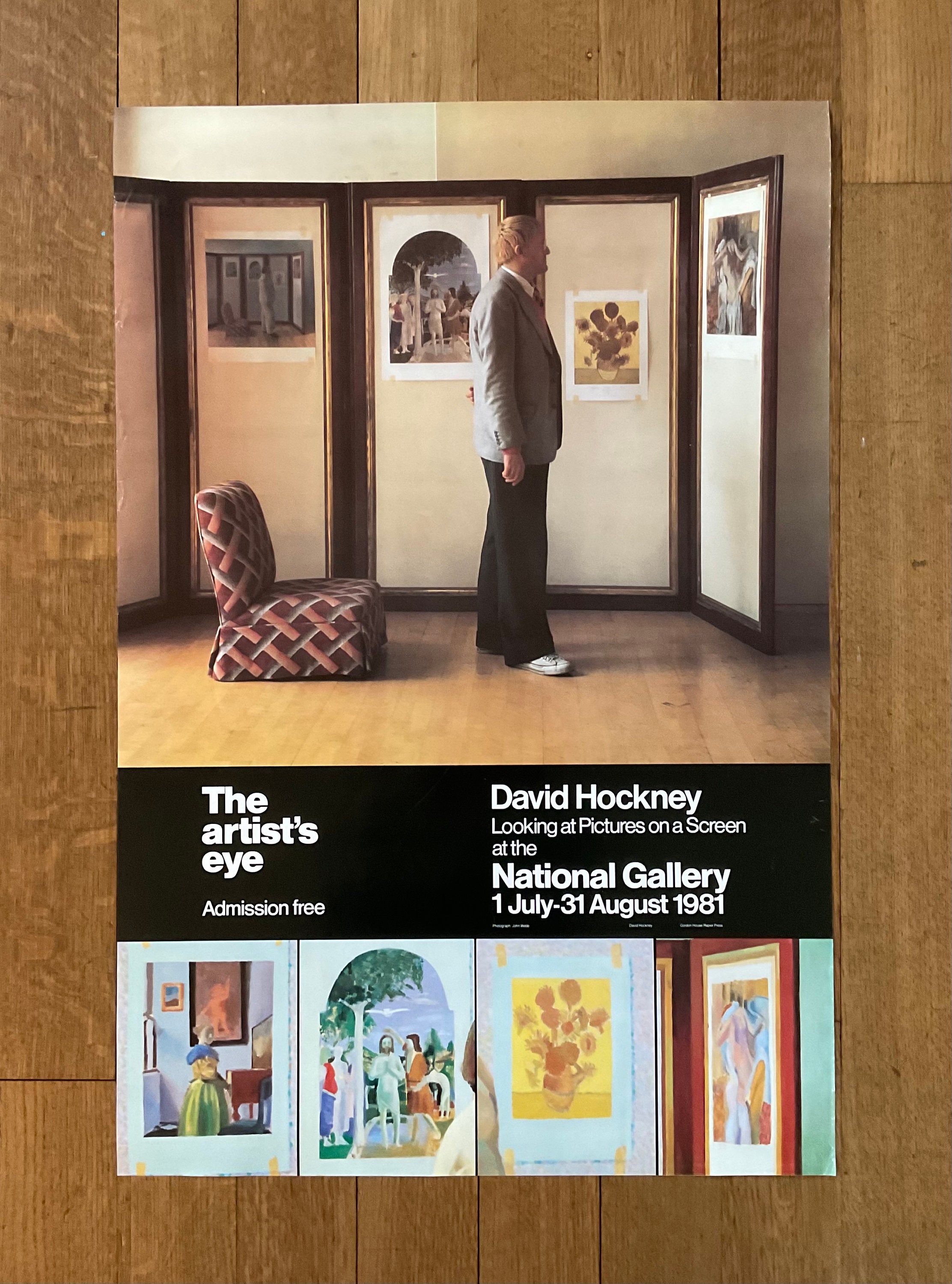 David Hockney Original Art Poster - 20.1