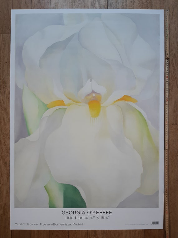 GEORGIA O'KEEFFE ポスター Georgia O'Keefe Exhibition Poster 1987 Very Large and Very