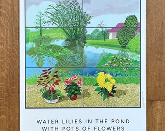 David Hockney Original Poster 'mr and Mrs Clark and Percy