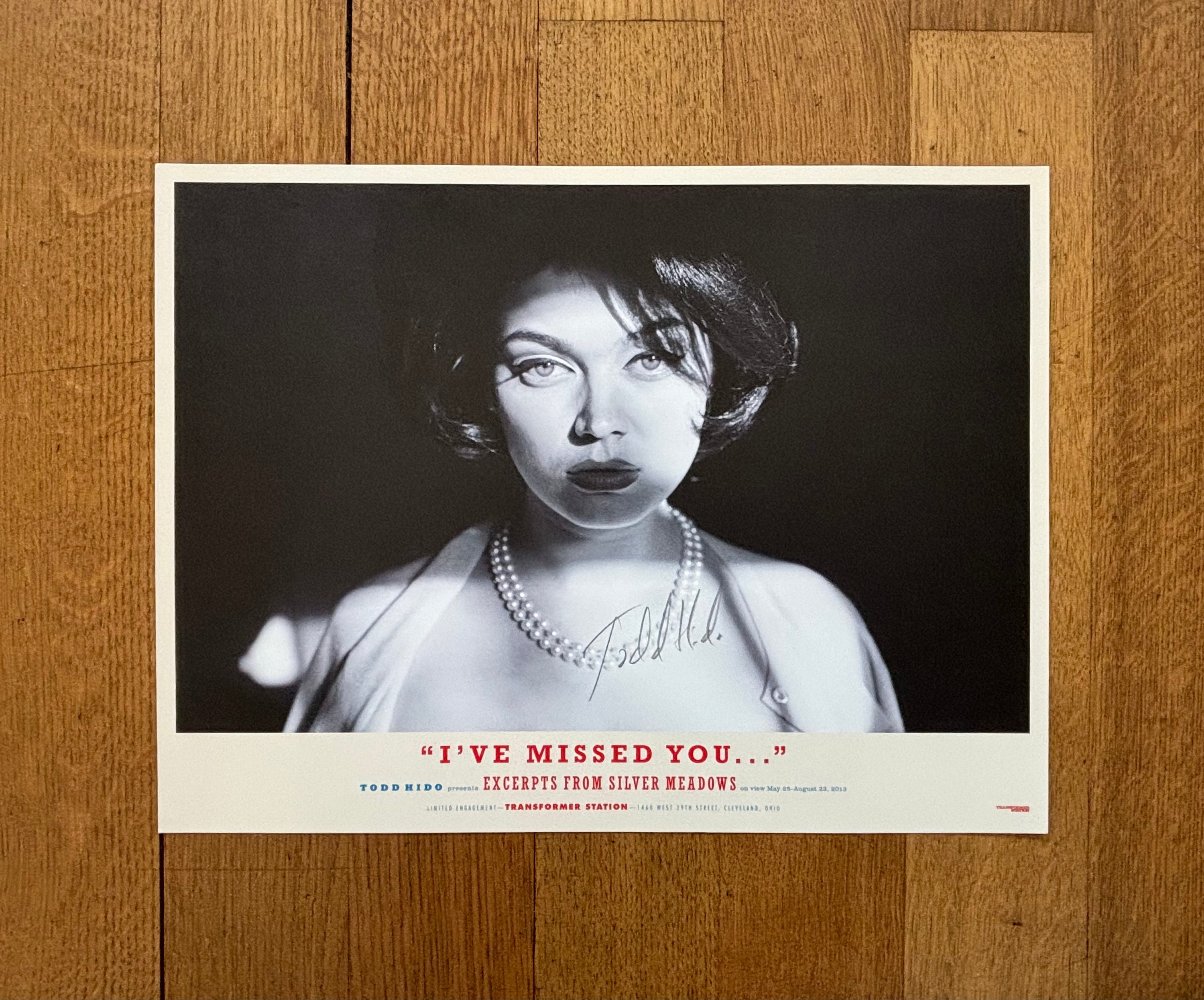 Todd Hido Original Photography Poster Signed - 15.9