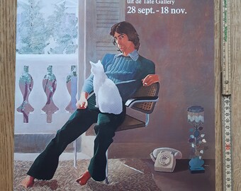 David Hockney Original Art Poster - 12.4