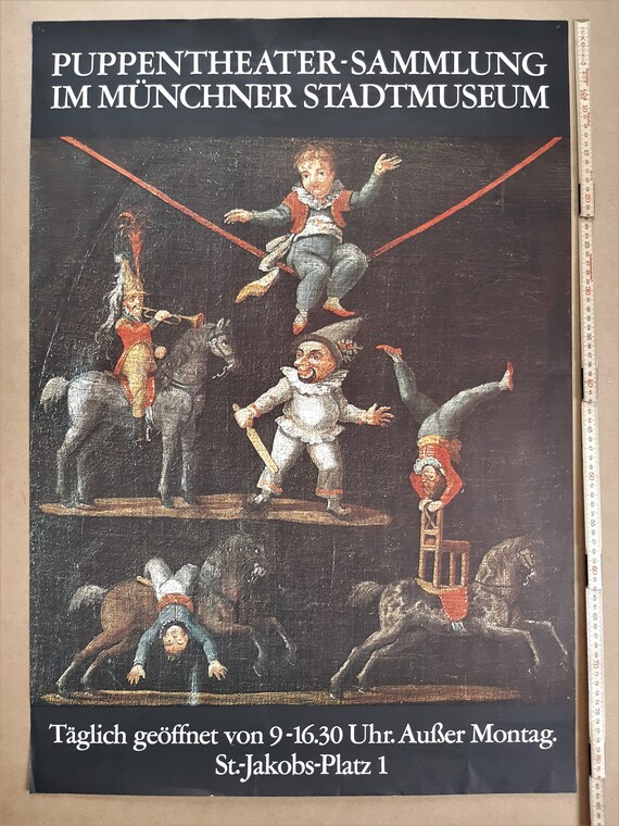 Germany. Munich Vintage Cardboard Munich Puppet Theater Collection ...