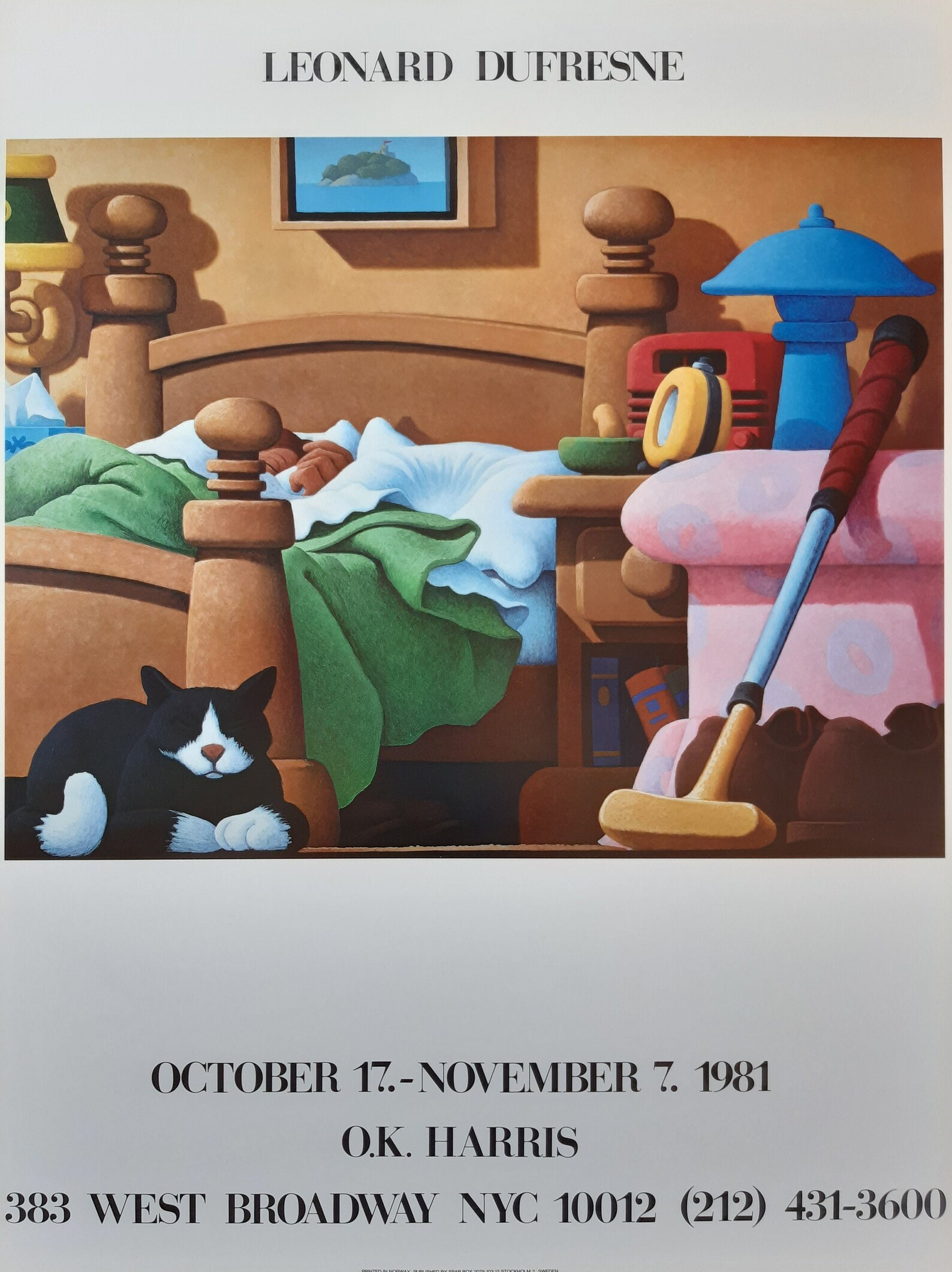 Leonard Dufresne Original Art Poster Etsy