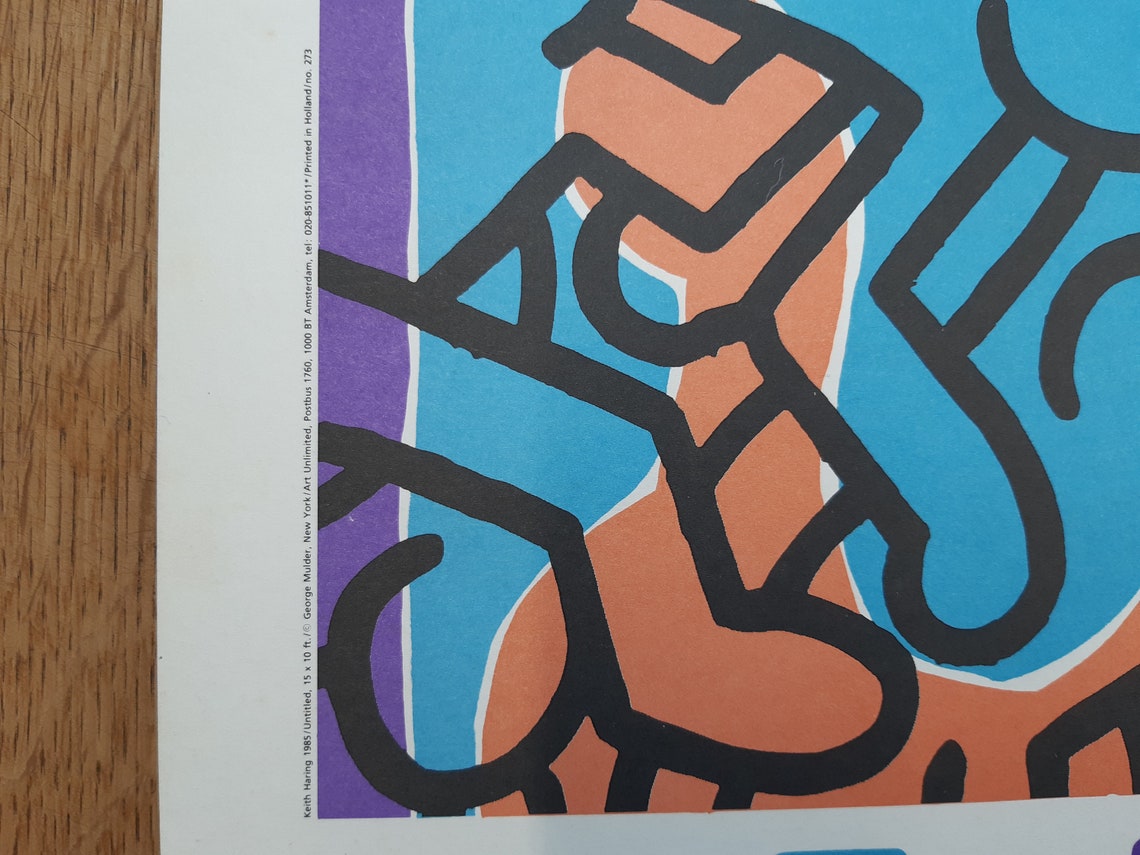Keith Haring Original Art Poster Etsy