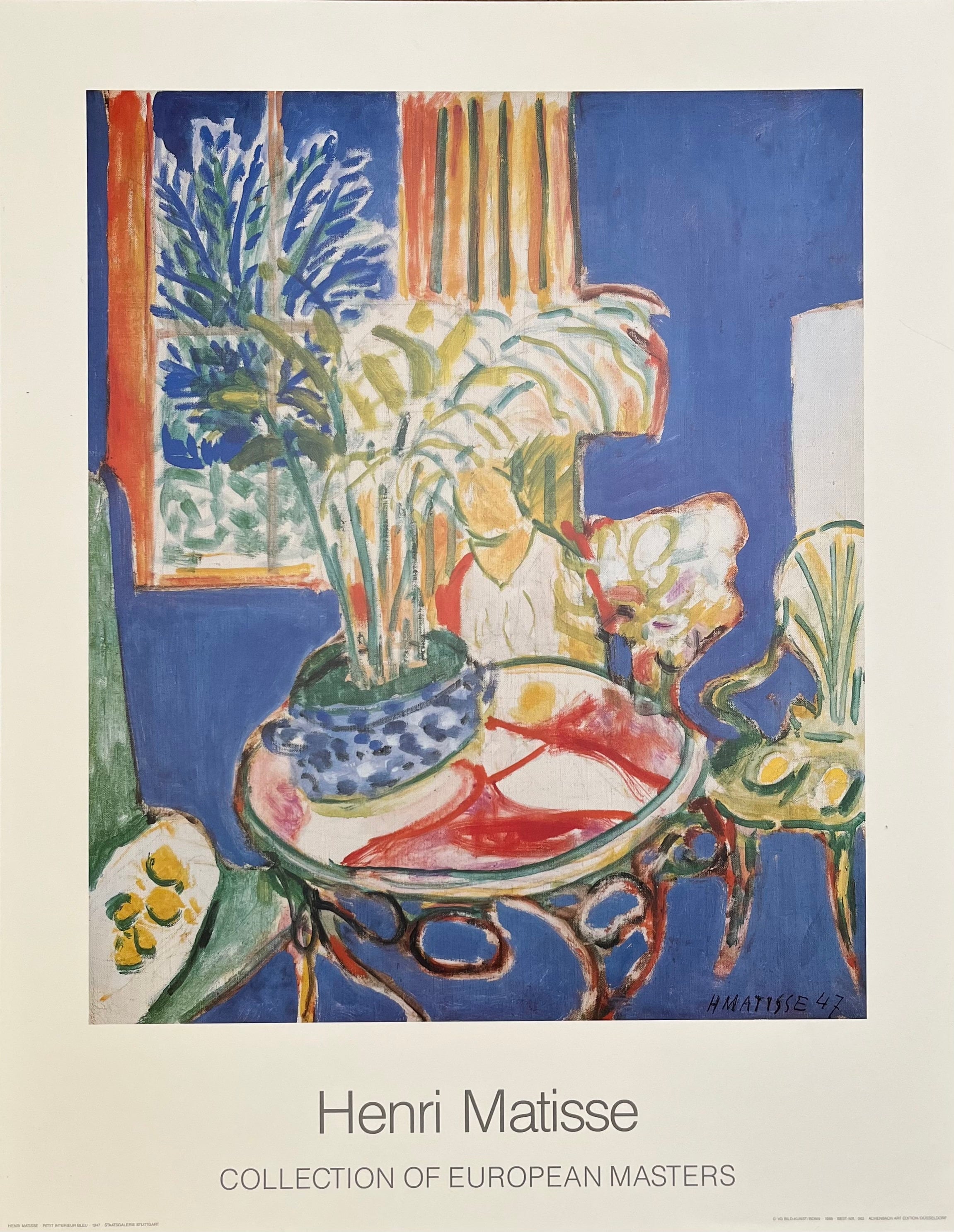 Henri Matisse Original Art Print - 27.6