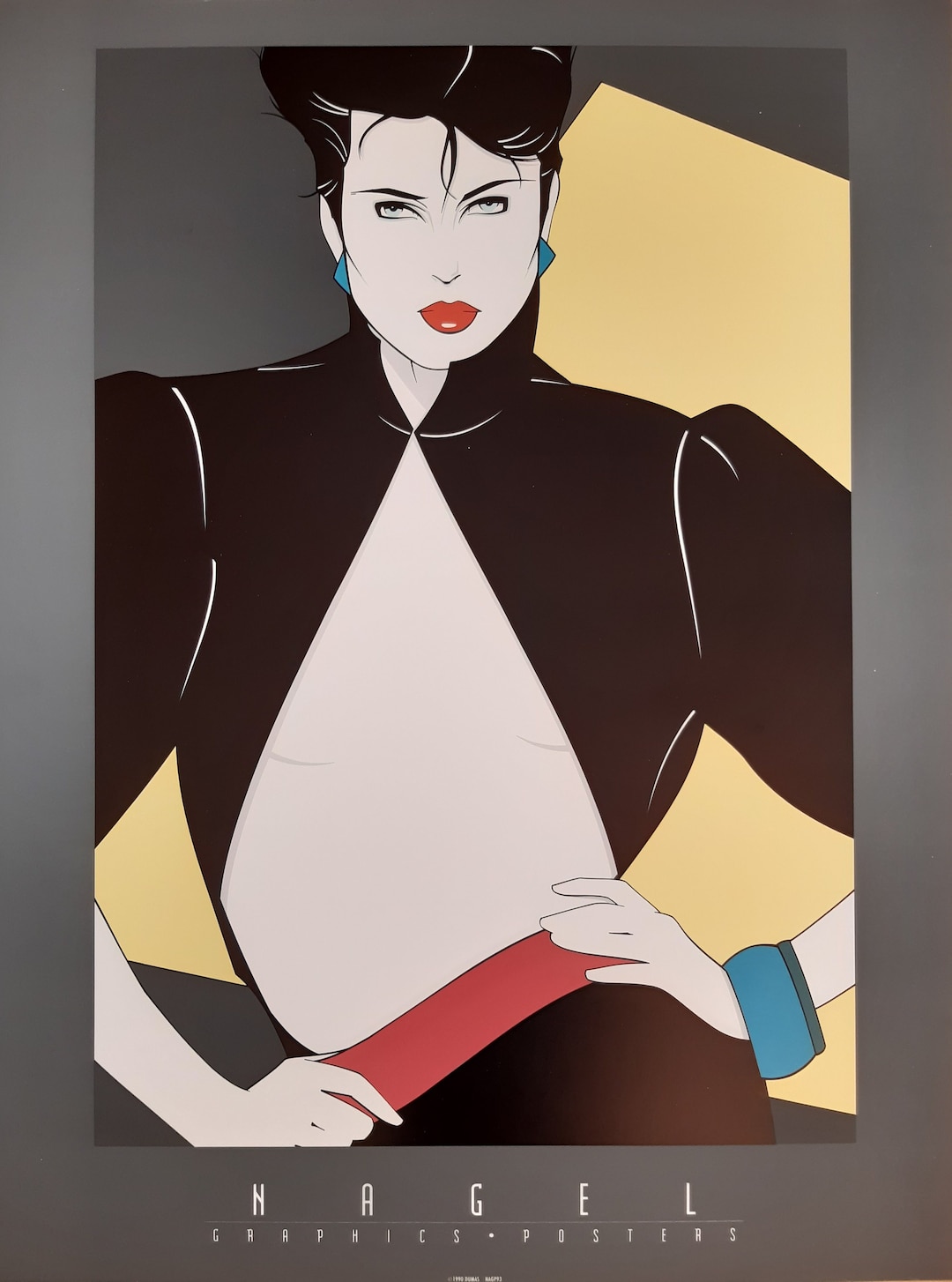 Patrick Nagel Original Art Poster - 17.9"×24.0" (45.5×61cm) - Etsy