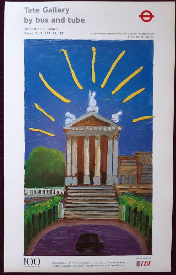 David Hockney Original Art Poster - 25.0