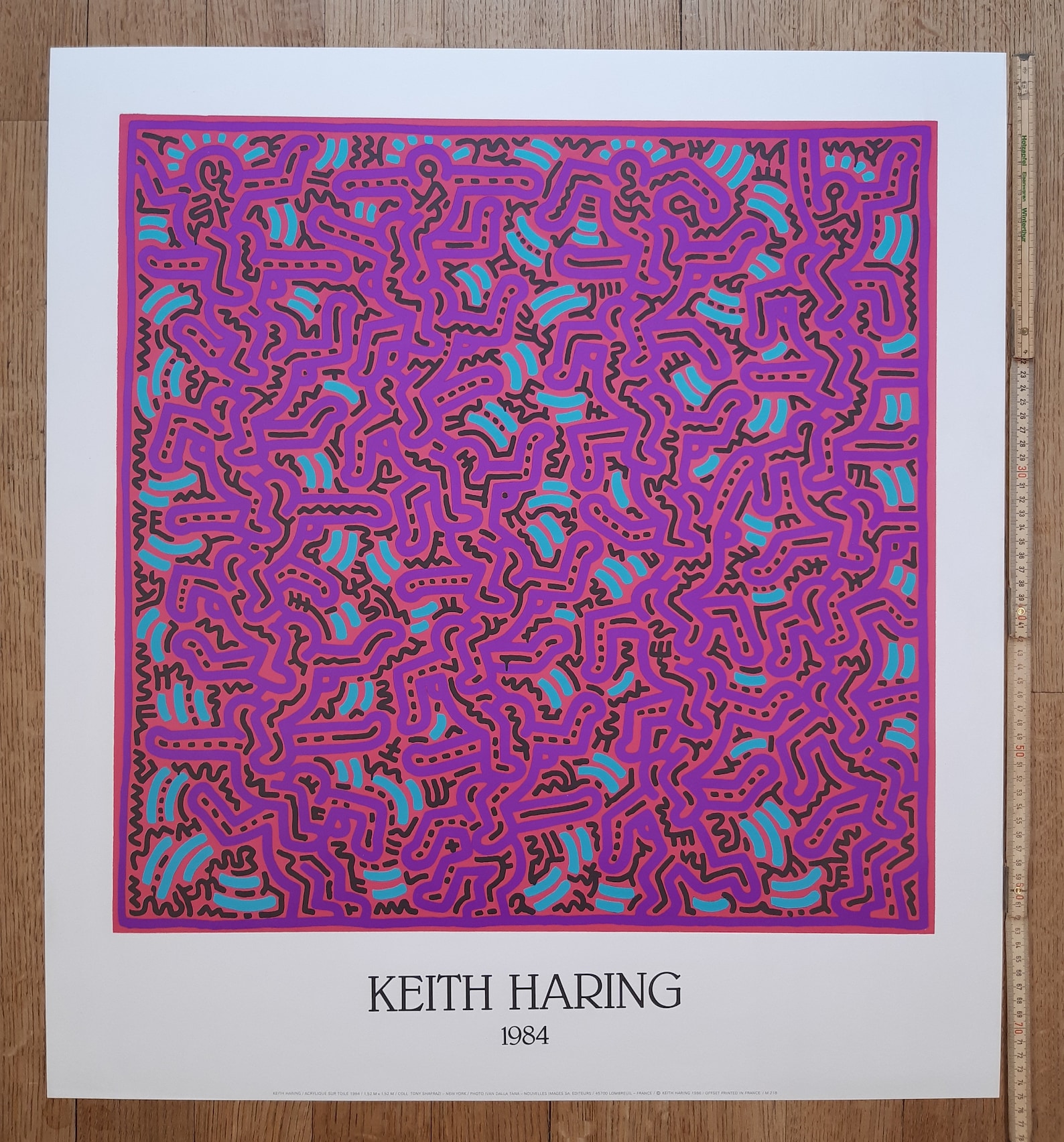 Keith Haring Original Art Poster Etsy