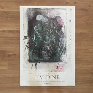 Jim Dine original museum poster used - 22&quot;×31.9&quot; (56×81cm)