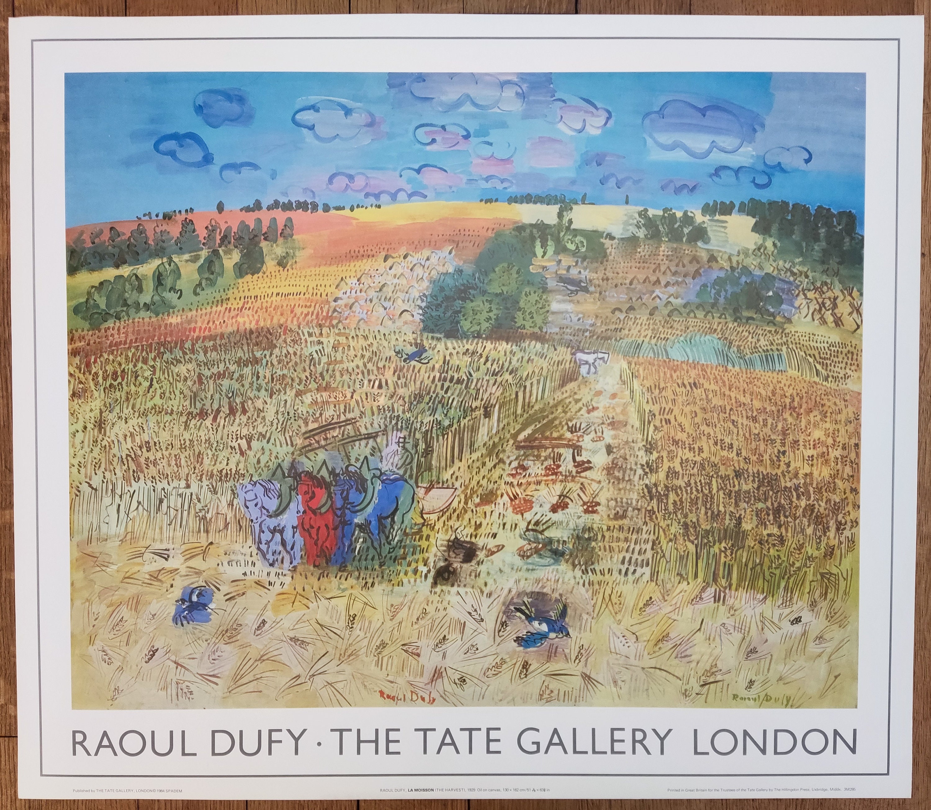 Vintage 1984 Raoul Dufy Vintage 1984 Raoul Dufy