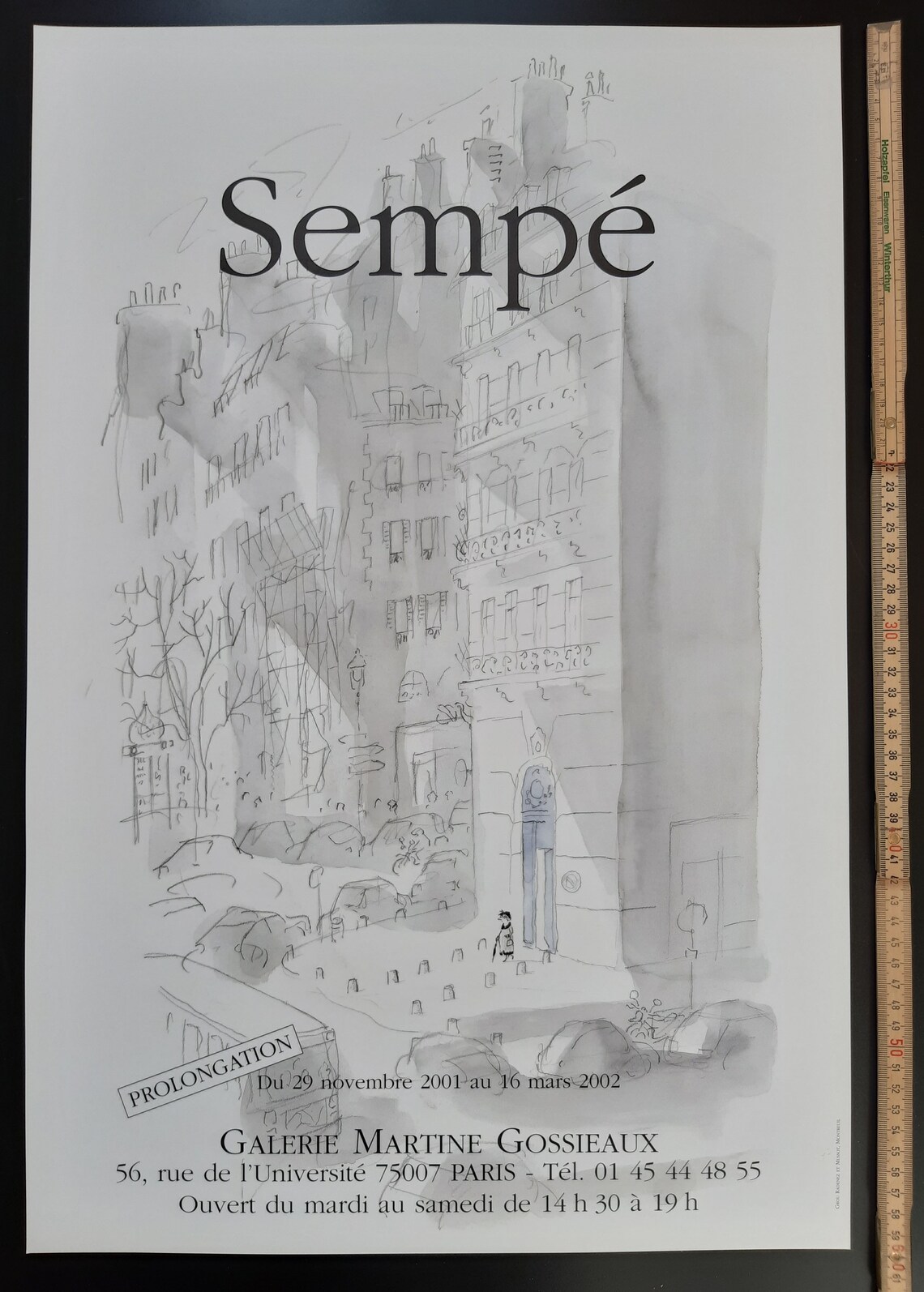 Sempé Original Exhibition Poster Etsy