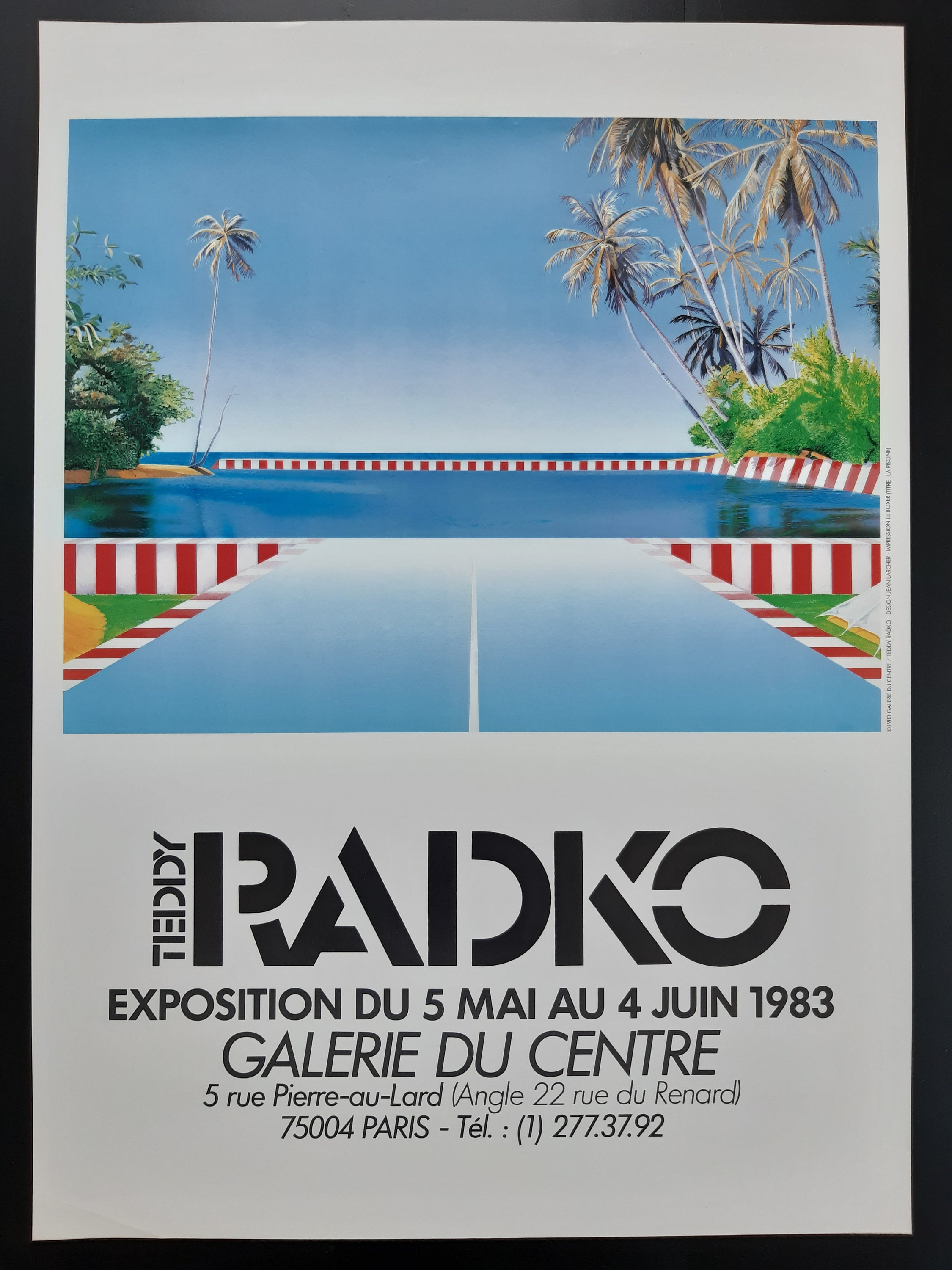 Teddy Radko Original Art Poster - 17.5