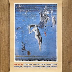 Max Ernst original art poster - 23.6"×33.1" (60×84cm)
