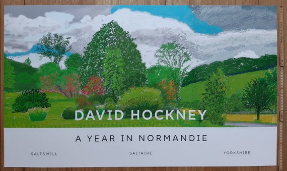 David Hockney Original Art Poster - 39.2