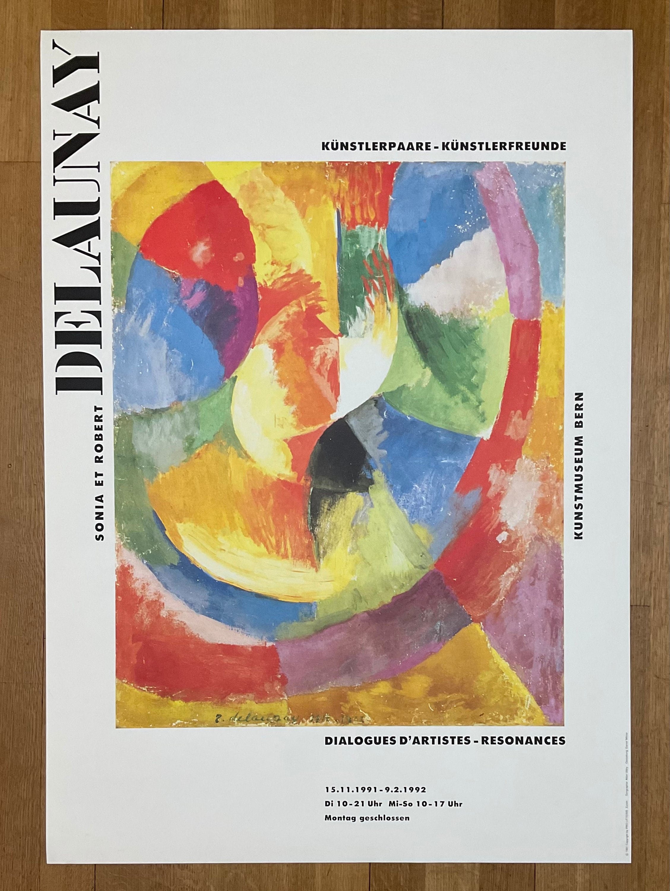 Sonia & Robert Delaunay Original Art Poster - 35.6