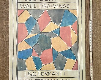 アートポスター ソル・ルウィット エキシビジョンポスター Sol LeWitt エキシビションポスター | 1987 - ポスター専門店