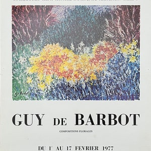 Póster artístico original de Guy de Barbot - 17,3"×22,0" (44×56 cm)
