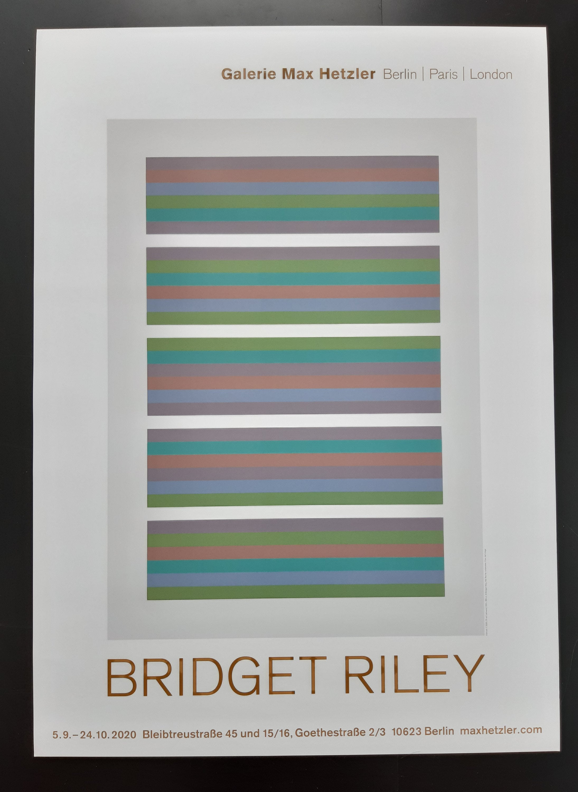 Bridget Riley ポスター Bridget Riley: Works 1959-1978 - Gerrish Fine Art