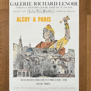 Galerie Richard Lenor original art exhibition poster - 21.1&quot;×28&quot; (53.5×71cm)
