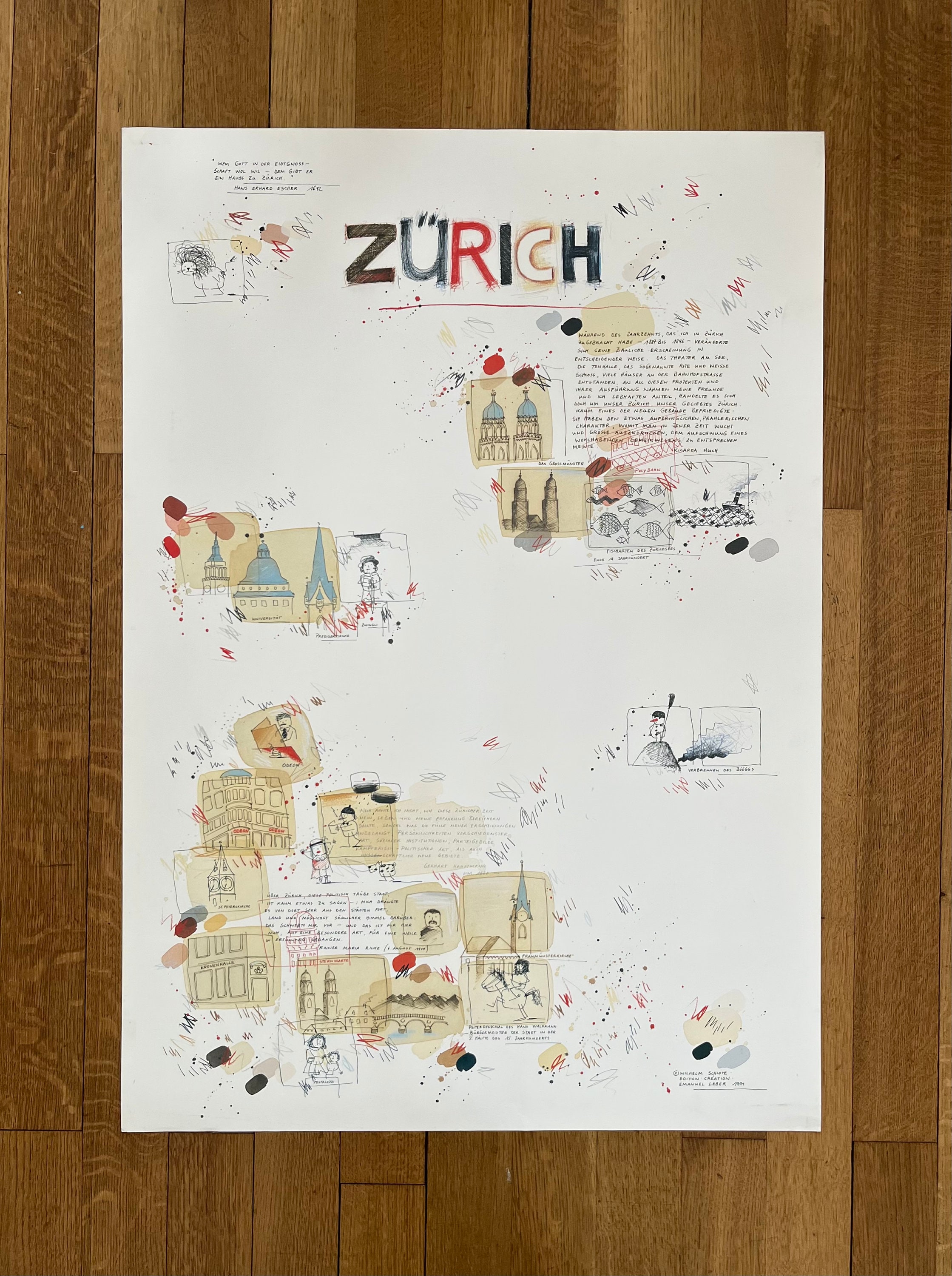 【セール】ドイツイラストレーター Wilhelm Schlote インテリア セール】ドイツイラストレーター Wilhelm Schlote インテリア