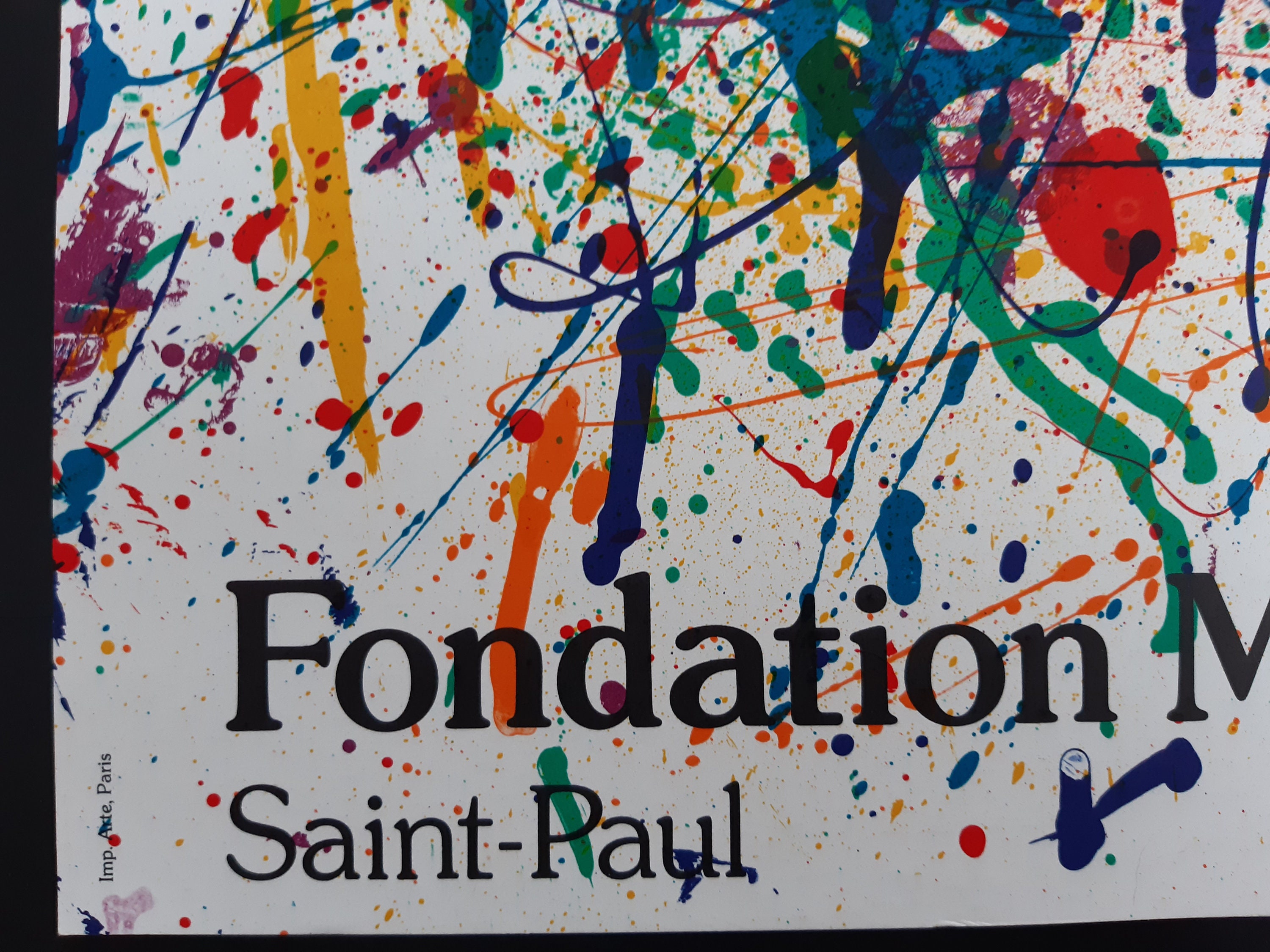 Sam Francis Original Art Poster - 20.8