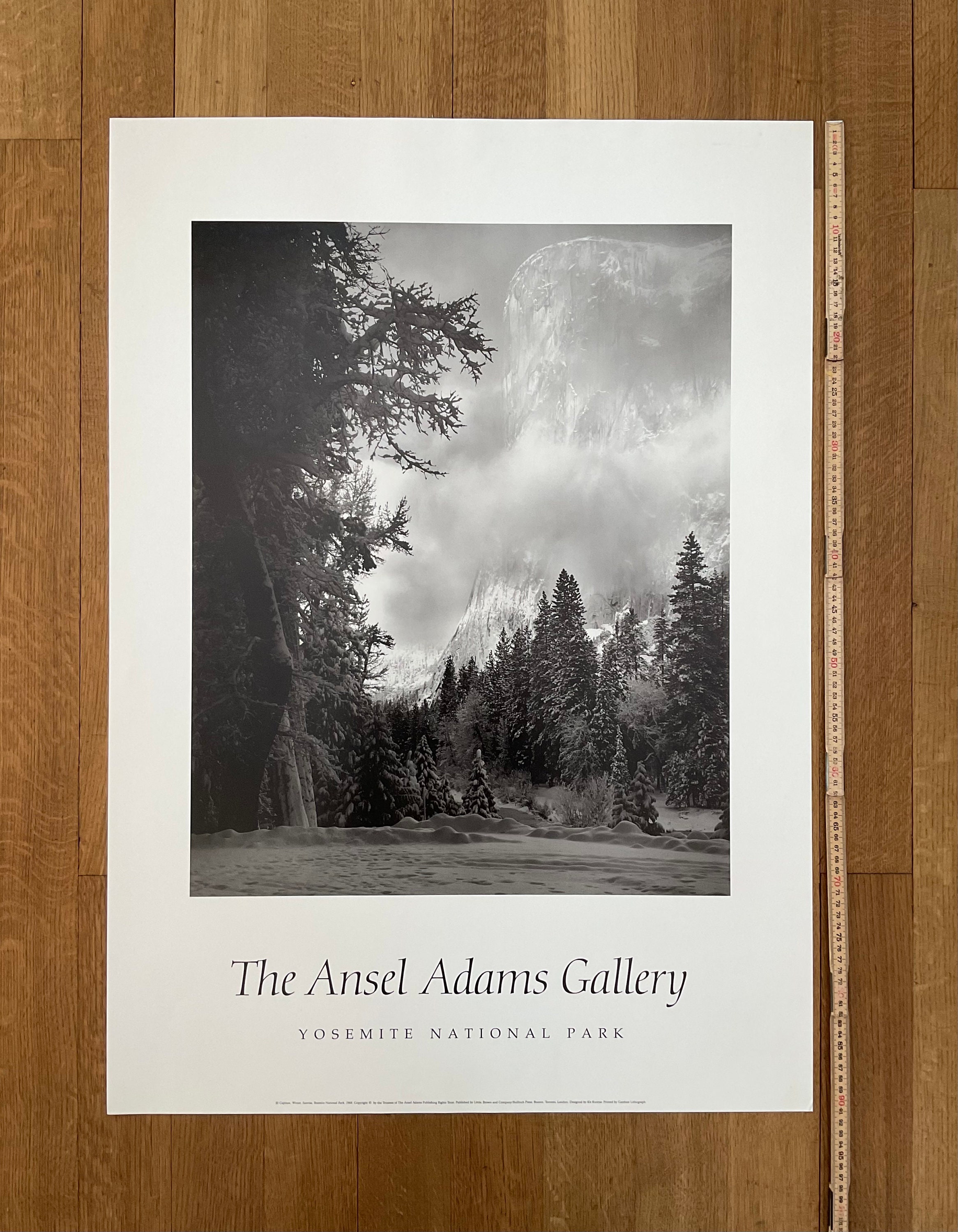 OLD FAITHFUL GEYSER - ANSEL ADAMS SMALL POSTCARD – Museum