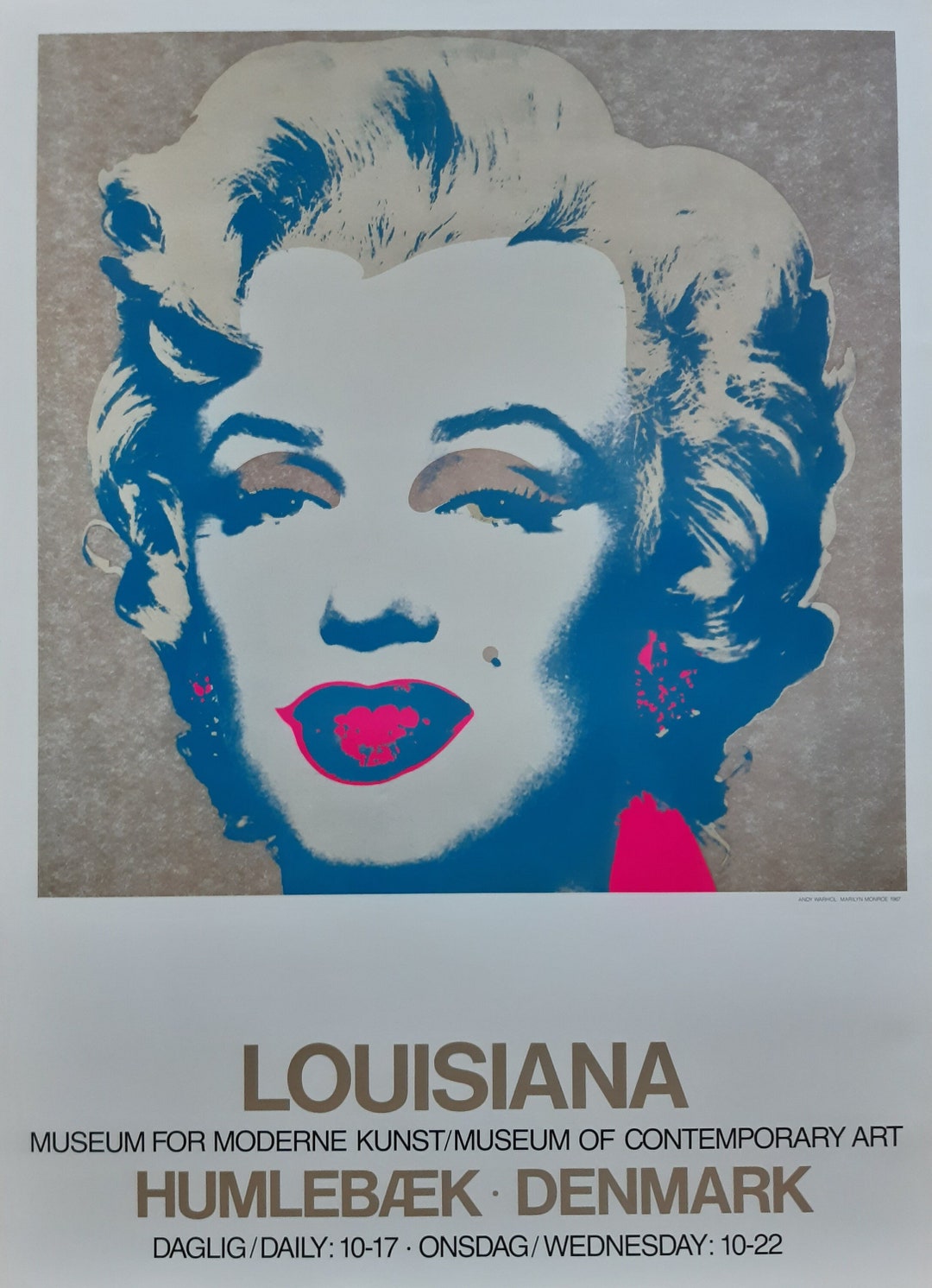 Andy Warhol Original Art Poster Etsy
