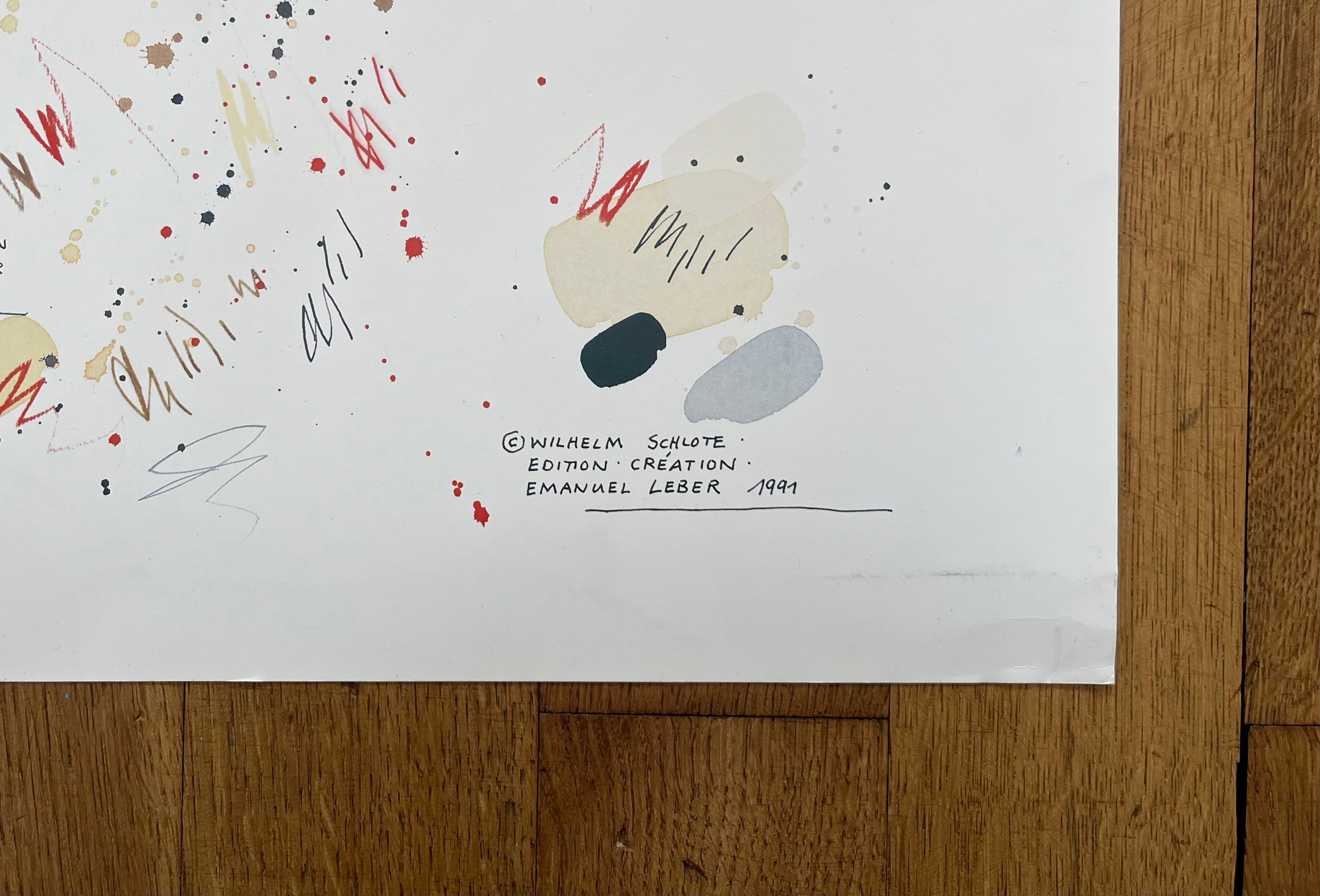 Wilhelm Schlote Original Art Poster - 27.6
