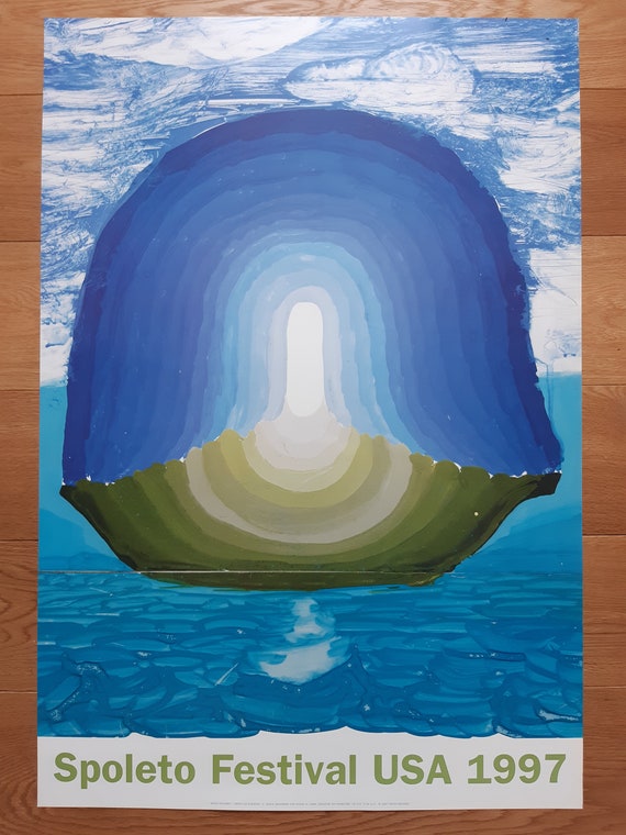 David Hockney Original Art Poster Spoleto Festival - 27.0