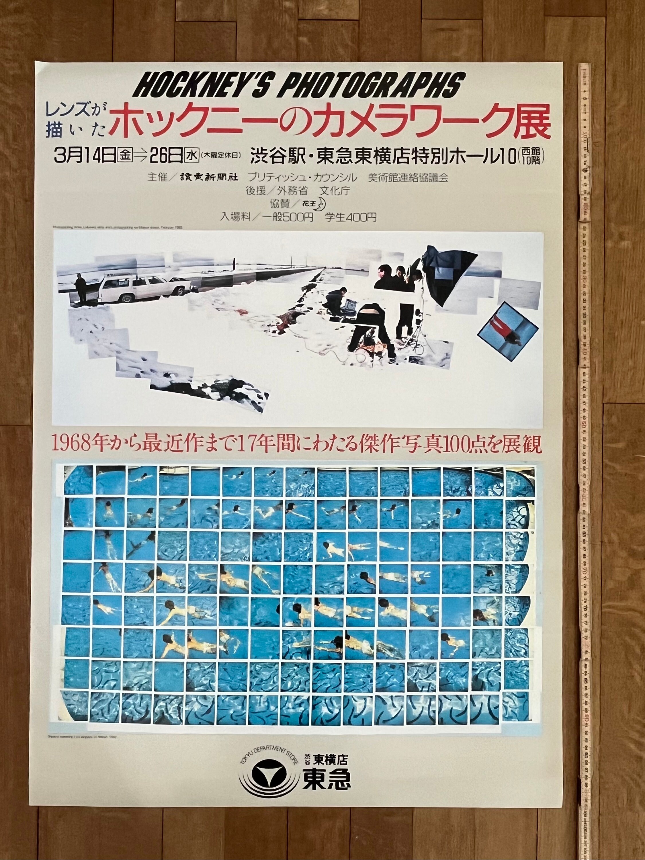 David Hockney Original Photography Poster - 28.7