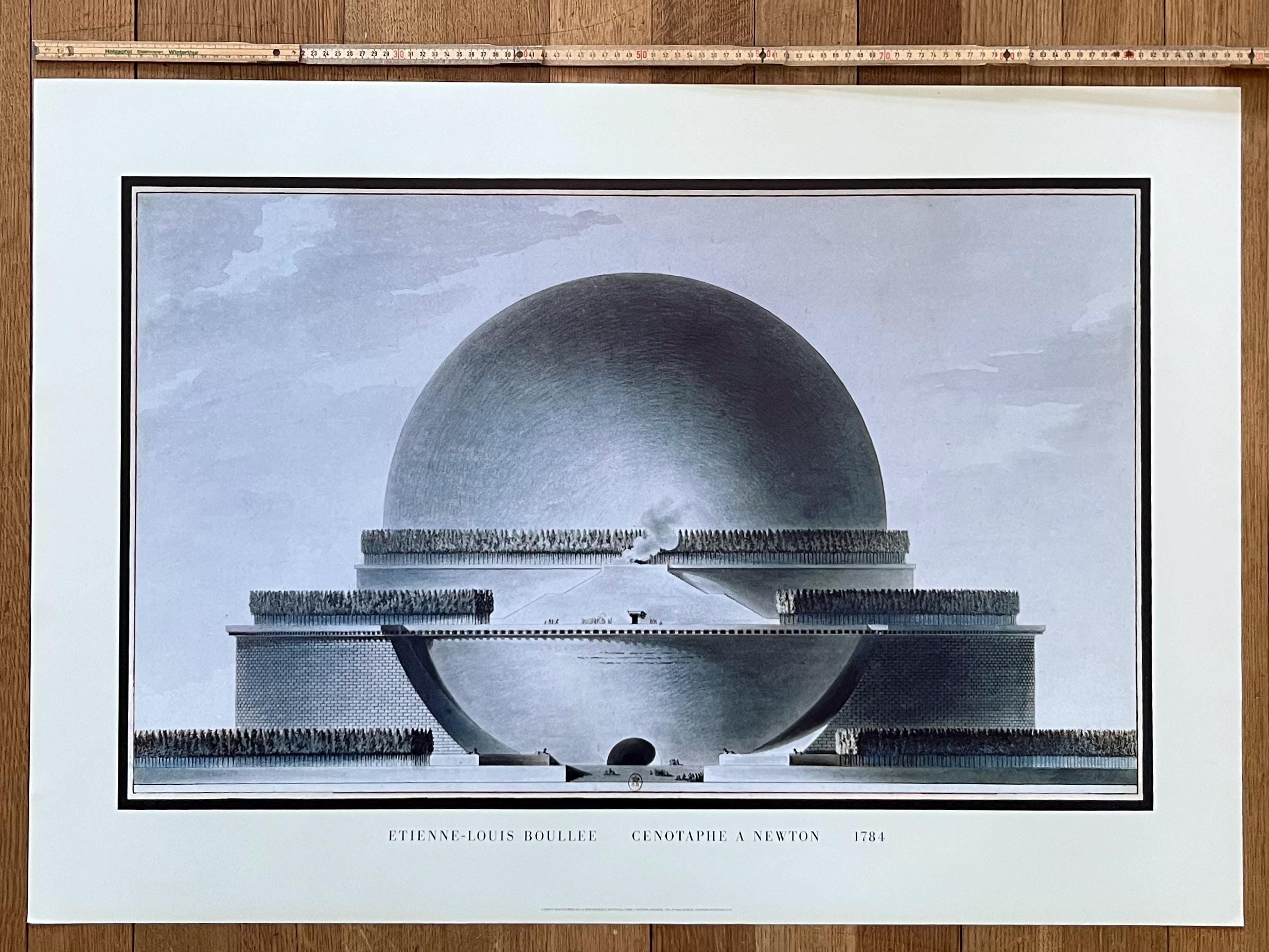Étienne-louis Boullée Original Original Art Poster - 39.4