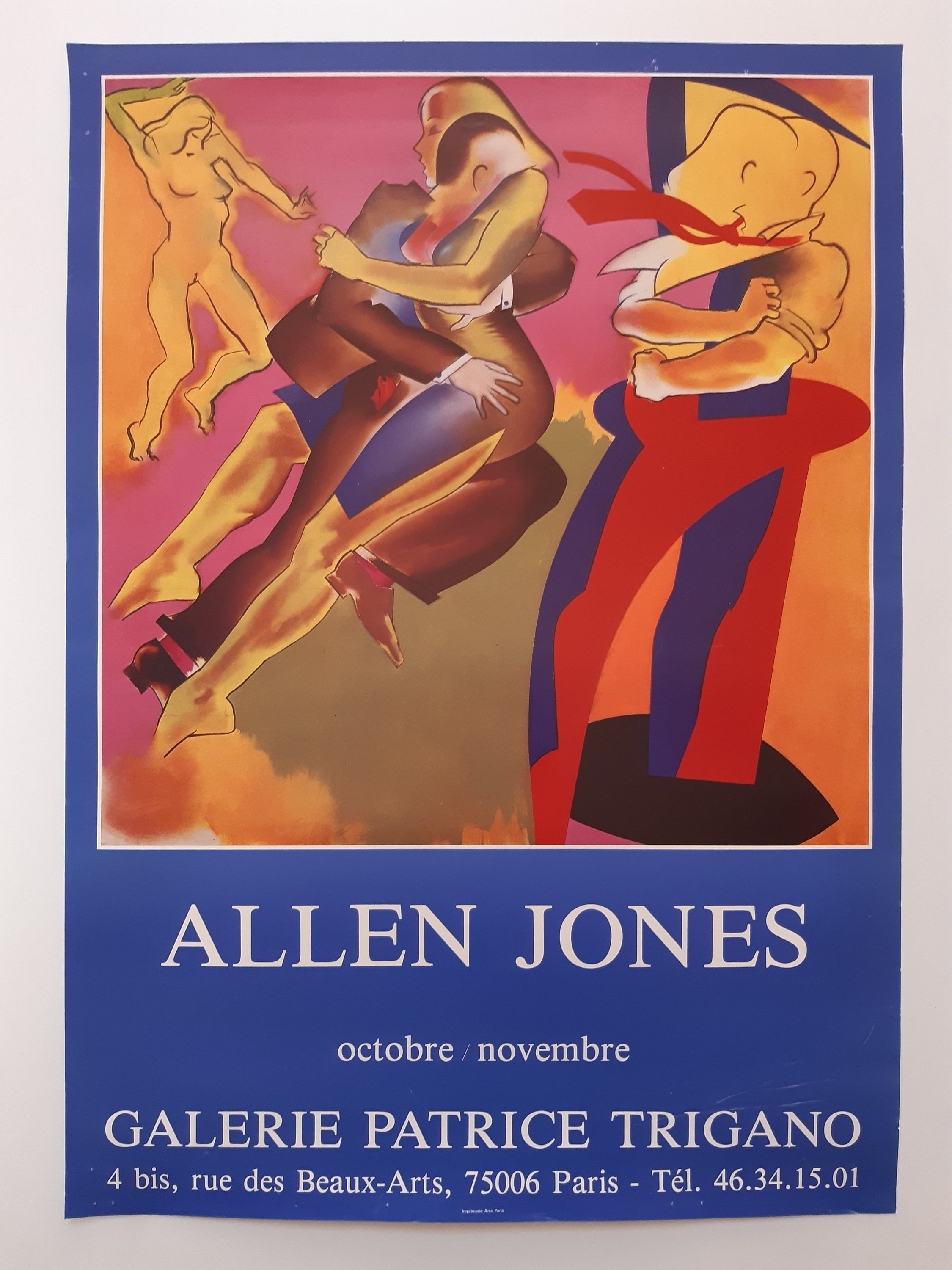 Allen Jones Original Art Exhibition Poster - 18.9