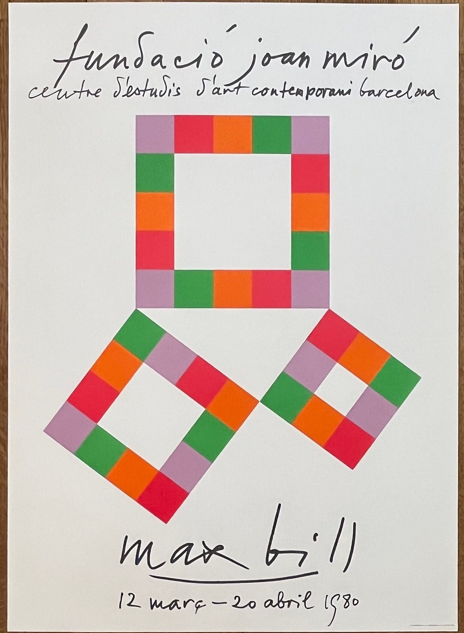 Max Bill Original Art Poster - 19.7